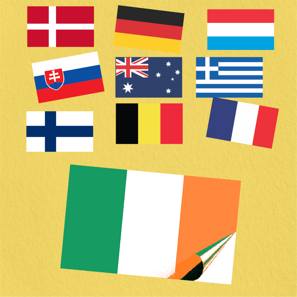 Adesivo - Bandeira_Países - 6 cm - EUROPA - França, Itália, Austrália, Alemanha, Belgica, Hungria, Grécia