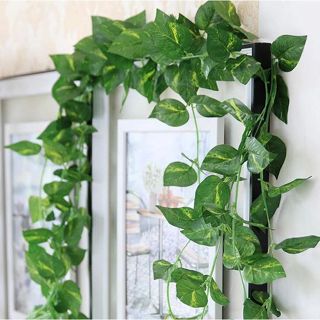 2 Metros Folhagem Pendente Trepadeira Planta Artificial Flores Artificiais Para Decoração Ramos em Oferta na Shopee