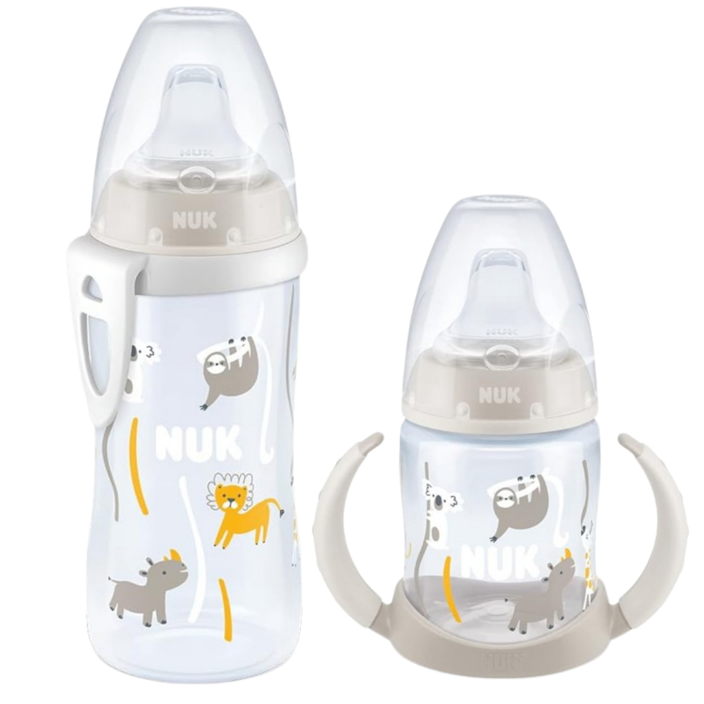 Kit 2 Copo Transição Mamadeira para Copo Nuk  Fase 2 150mL/300mL com Controle de Temperatura em Oferta na Shopee