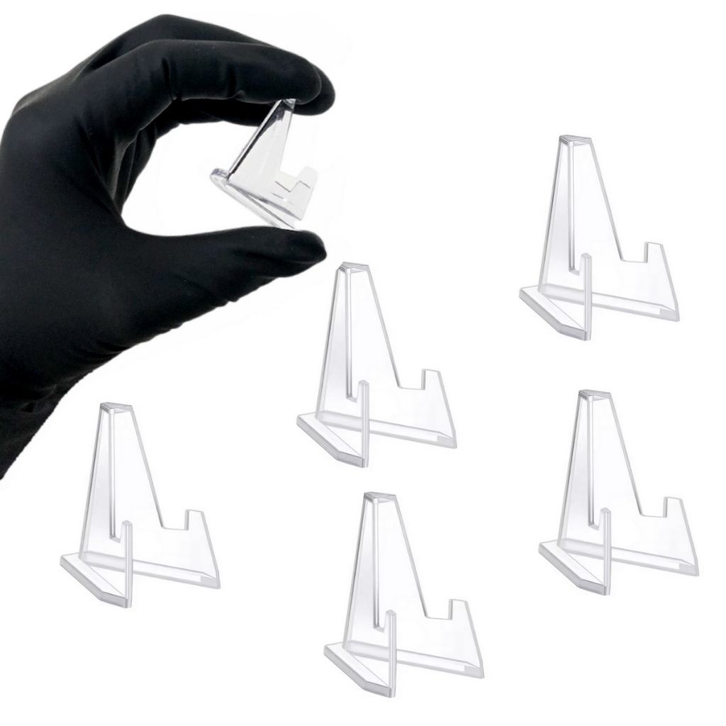 Kit 5 Expositor Suporte de Acrilico P/ Moeda Medalha 35x22mm Pequeno em Oferta na Shopee