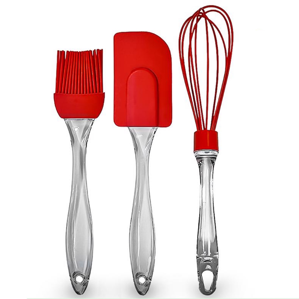 Espatula De Silicone Kit Jogo Silicone Pincel Com Cabo Acrílico Pincel Cúlinaria Batedor de ovos