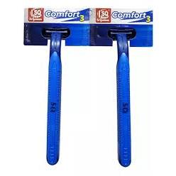 Barbeadores Com 3 Lâminas Aparelho Barbear Barba com 2 Aparelho