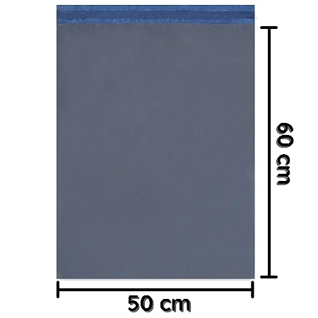 Envelope Segurança 50x60 Kit 100 Saco Plastico Correio Sedex Auto Colante Resistente E-commerce