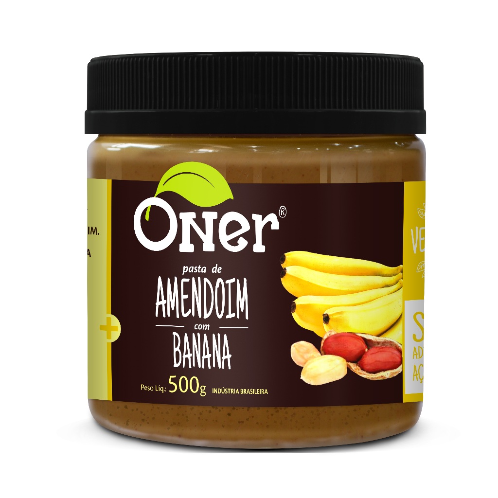 Pasta de Amendoim com Banana - 500gr em Oferta na Shopee