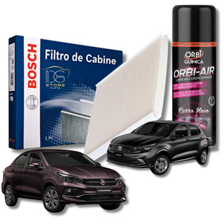 Filtro De Cabine Ar Condicionado Argo Cronos + Spray Higienizador | Bosch 0986BF0596 em Oferta na Shopee