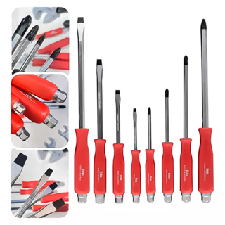 Jogo Chave Fenda E Philips Profissional 8 Peças Extra Reforçada Sextavada Automotivo Mecânico em Oferta na Shopee