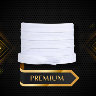 Cadarço Tenis Original 1,40m Achatado Chato Poliéster Para Tênis Branco Preto Universal Premium em Oferta na Shopee