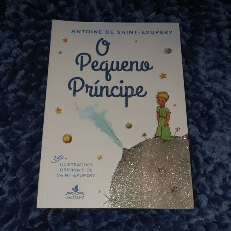 Livro O Pequeno Príncipe Capa com Glitter