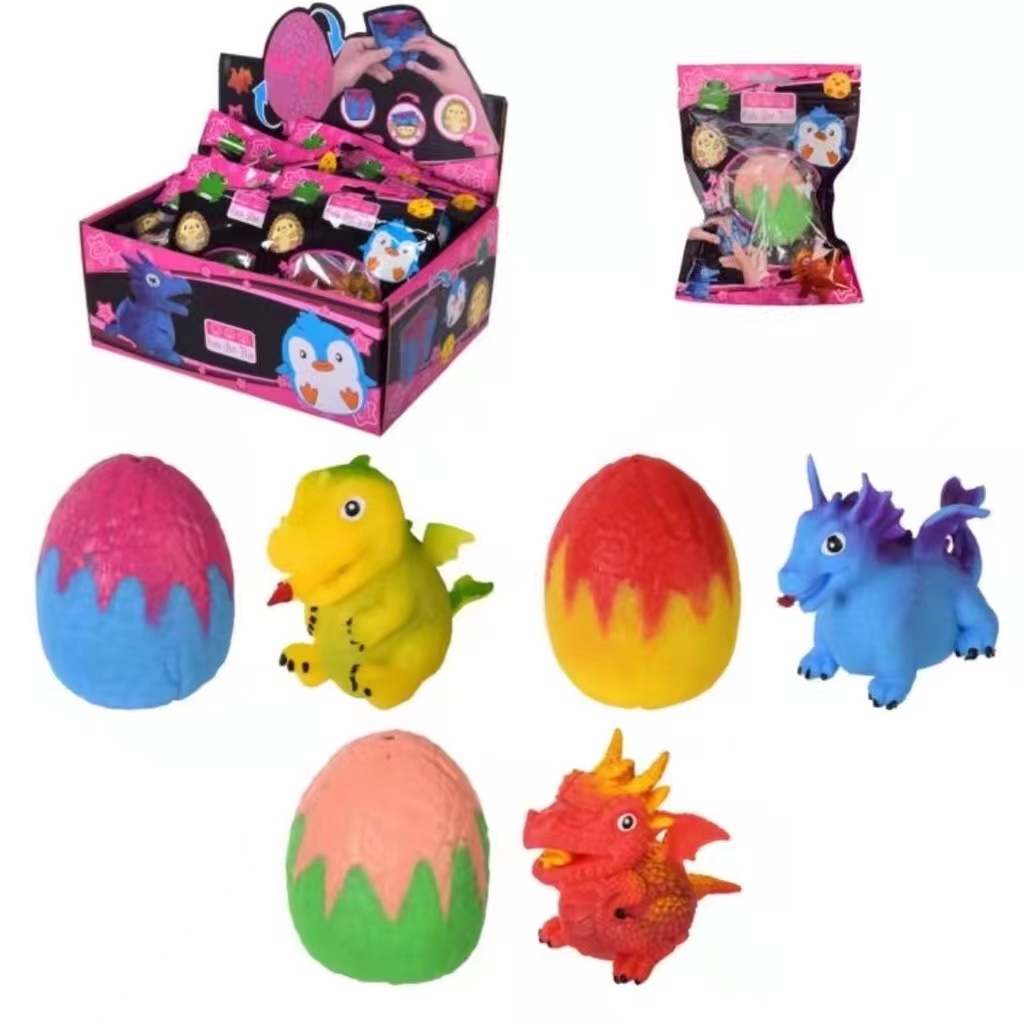 Desenho ovo de dinossauro brinquedo squeeze para aliviar a descompressão e artefato de descompressão de ventilação em Oferta na Shopee