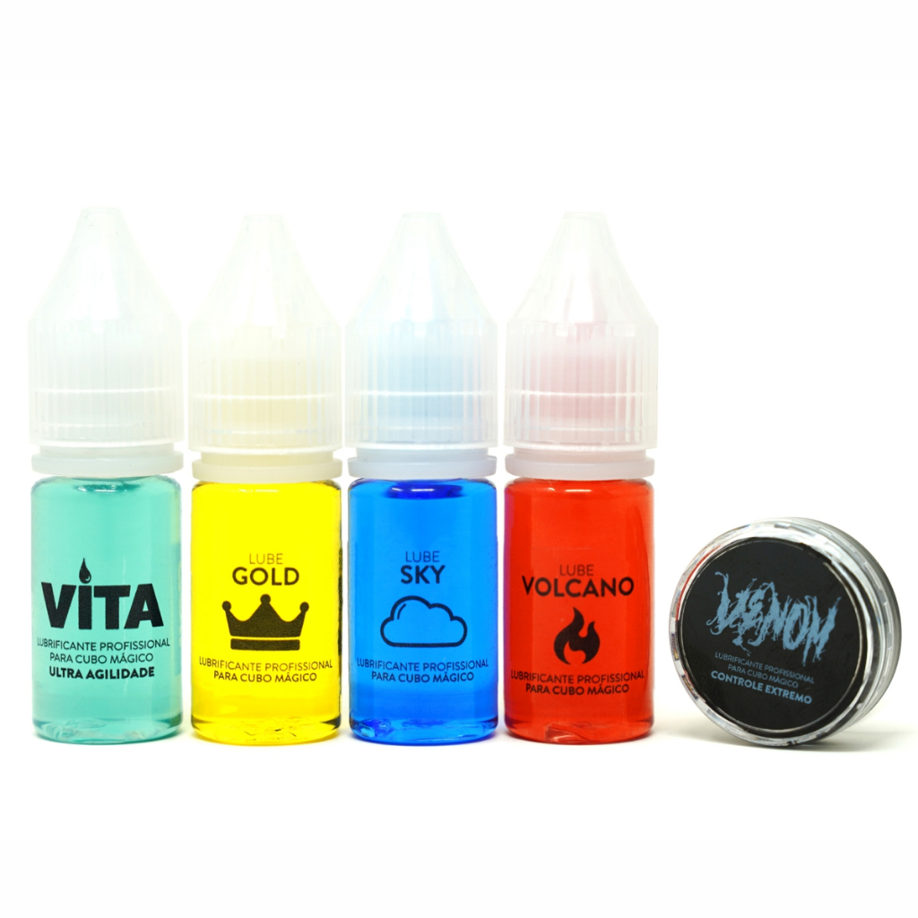 KIT DE LUBRIFICAÇÃO PARA CUBO MÁGICO CUBER PRO - VITA, GOLD, SKY, VOLCANO e VENOM - CUBER BRASIL em Oferta na Shopee