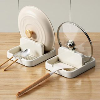 KIT 2 Descanso de Panela Suporte Para Utensílios Organizador de Cozinha Prático e Funciona...