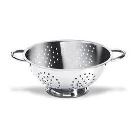 Escorredor De Macarrão Massa Inox Utensílios Cozinha Profissional Prático E Fácil De Se Usar