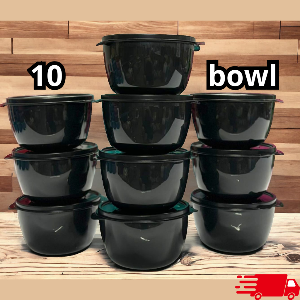 KIT 10 POTES BOWL ,VASILHA, TAPOER PARA COZINHA,ORGANIZADOR DE ALIMENTOS