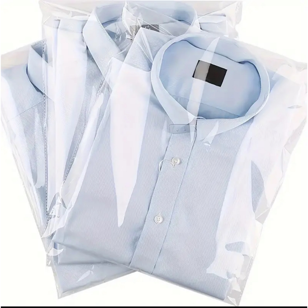 sacos embalagens para camisetas 25x35cm roupas em geral plástico transparente