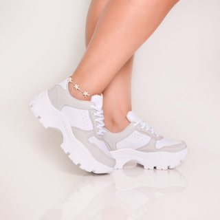 tenis feminino branco adulto plataforma promoção em Oferta na Shopee