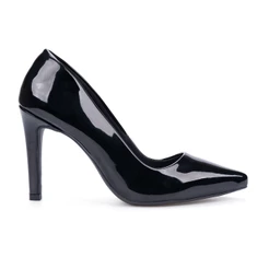 Scarpin Feminino Domidona Sapato Elegante Salto Bico Fino Luxo Moda
