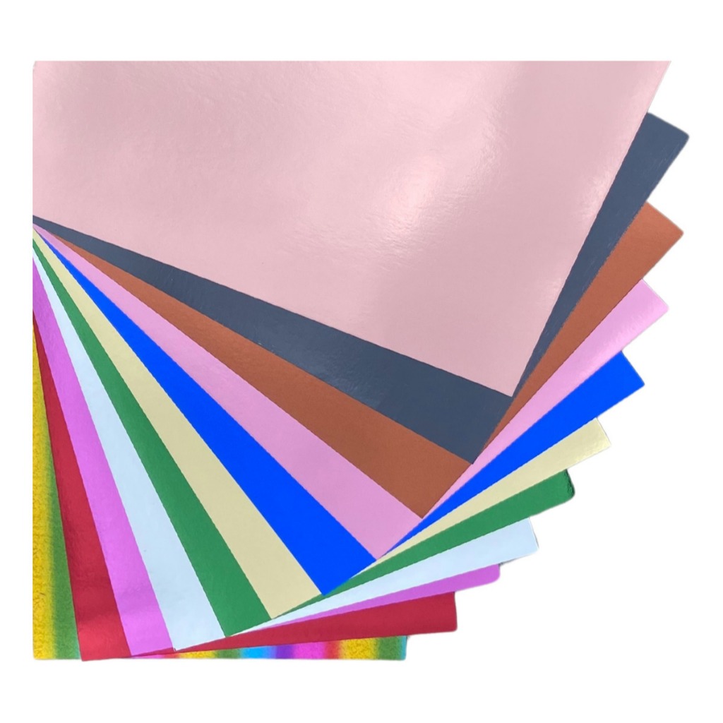 10 Folhas Papel Lamicote Laminado 1 Face A4 250g Premium