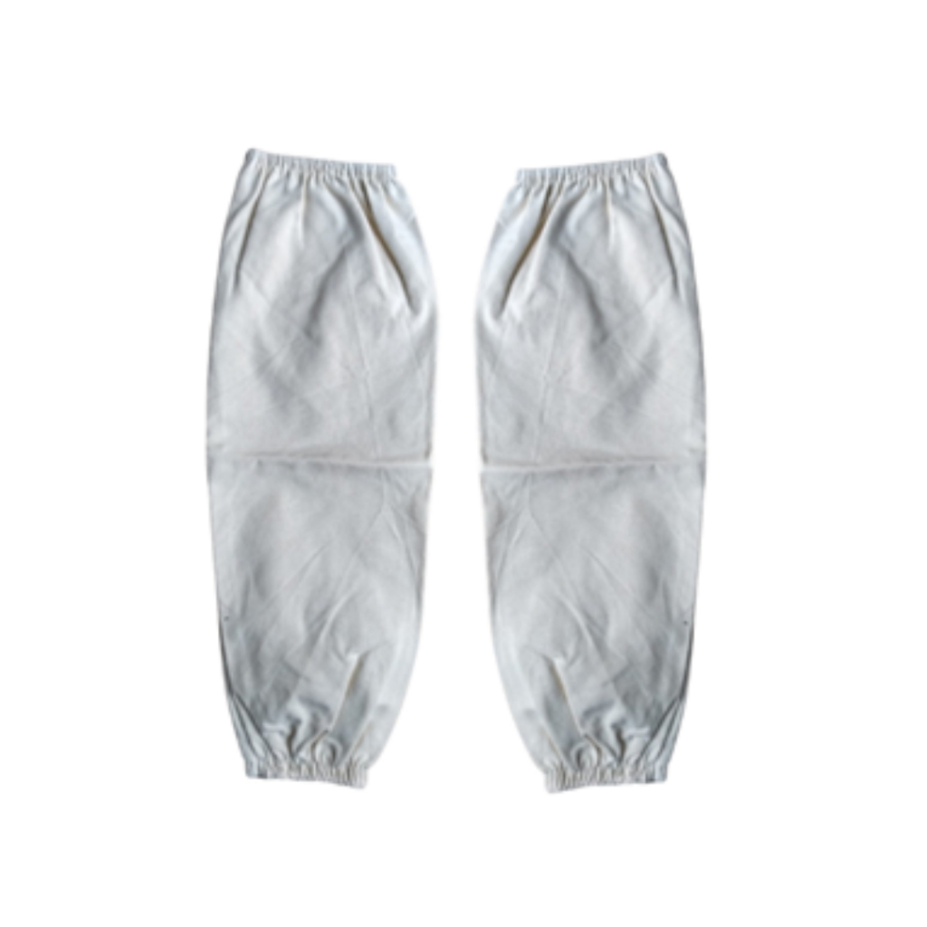 Mangote de raspas couro com elástico para proteção dos braços e ante braço.