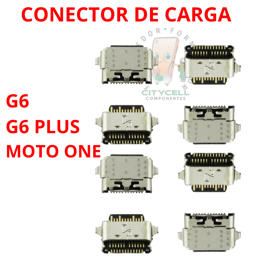kit 10x 5x peças Conector De Carga tipo c g6  g6 Plus moto one Xt1925 Xt1926 micro usb Tipo C