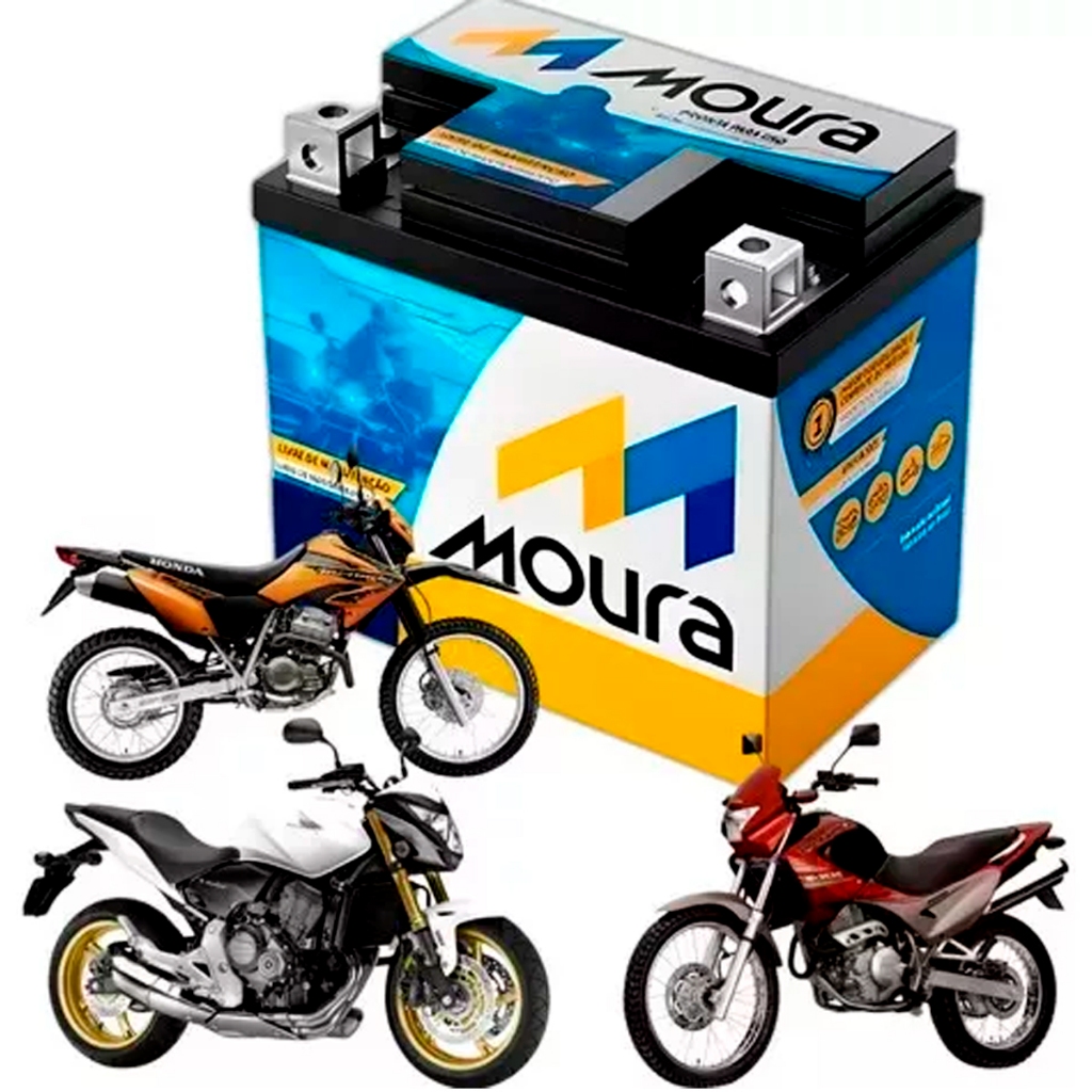 Bateria 6 Amperes Moura Tornado Falcon Cb Fazer 250 Lander