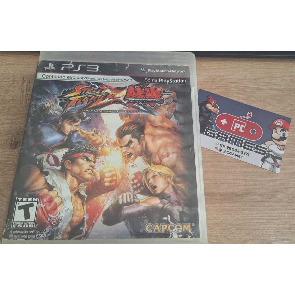 Jogo Street Fighter X Tekken Ps3 Mídia Física