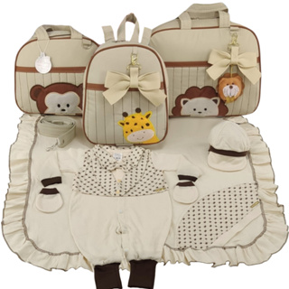 Kit Bolsa Maternidade Menino Varios Modelos + Saída Maternidade em Oferta na Shopee