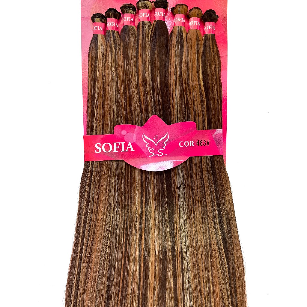 Cabelo 100% Orgânico Liso - Sofia - Super Star 80cm 320gr