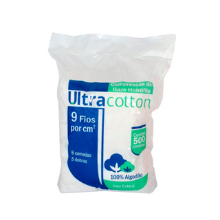 Gaze 9 Fios 7,5 X 7,5 Macia Confortável 100% Algodao 500 Un. em Oferta na Shopee