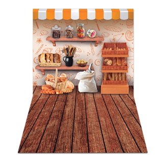 Fundo Fotográfico Padaria Cenário Newborn Tecido PN-0523 em Oferta na Shopee