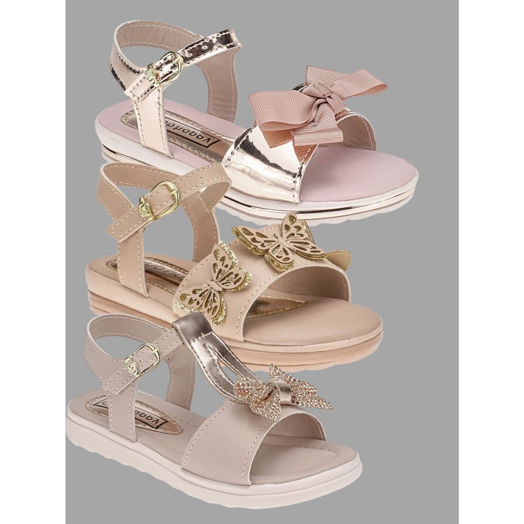 Kit 3 Sandalia Infantil Menina Sandalia infantil Feminina em Oferta na Shopee