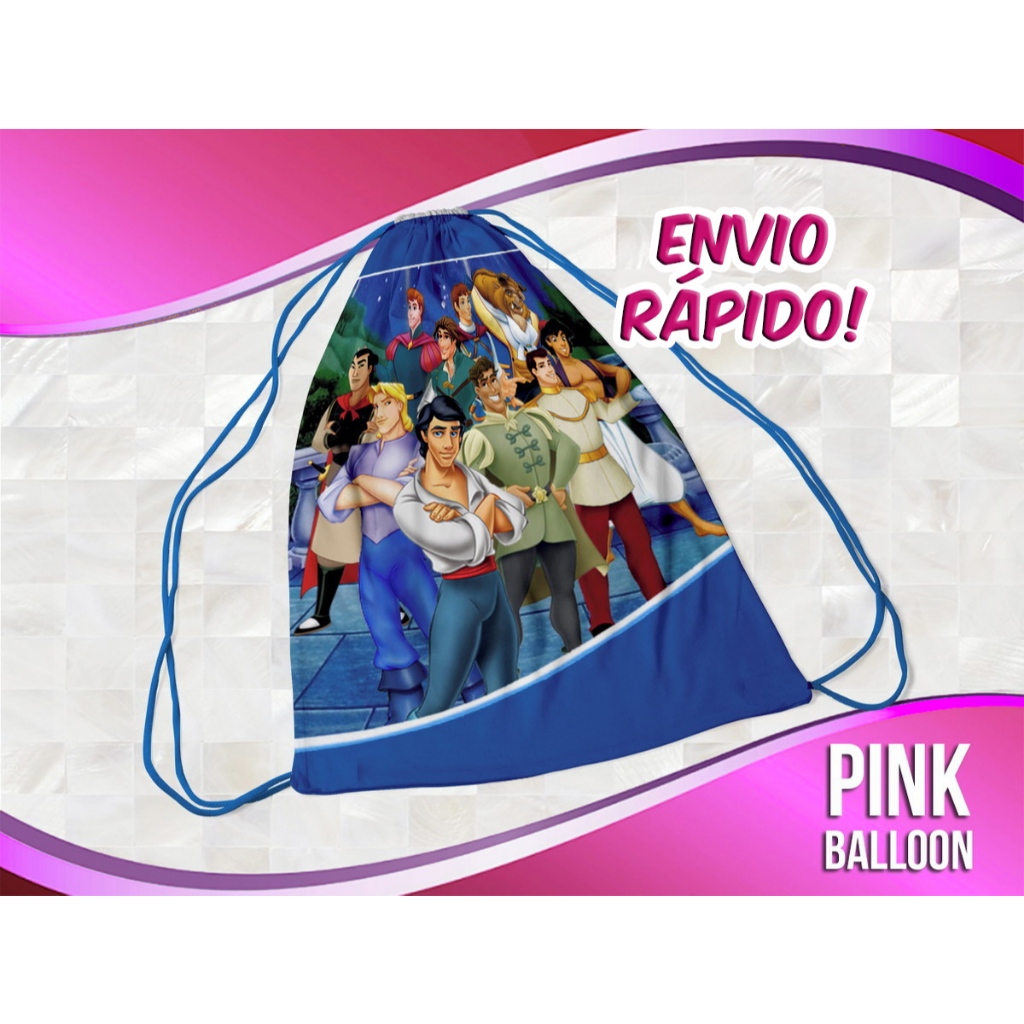 MOCHILINHA PRÍNCIPES 2 (ENVIO RÁPIDO) - SACOLINHA LEMBRANCINHA em Oferta na Shopee