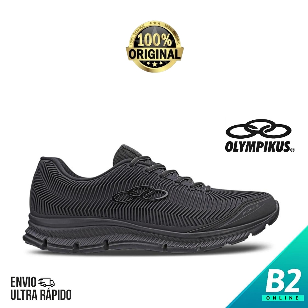 Tênis Olympikus Proof 3 Masculino Esportivo Preto Original Com Nota Fiscal e Garantia em Oferta na Shopee