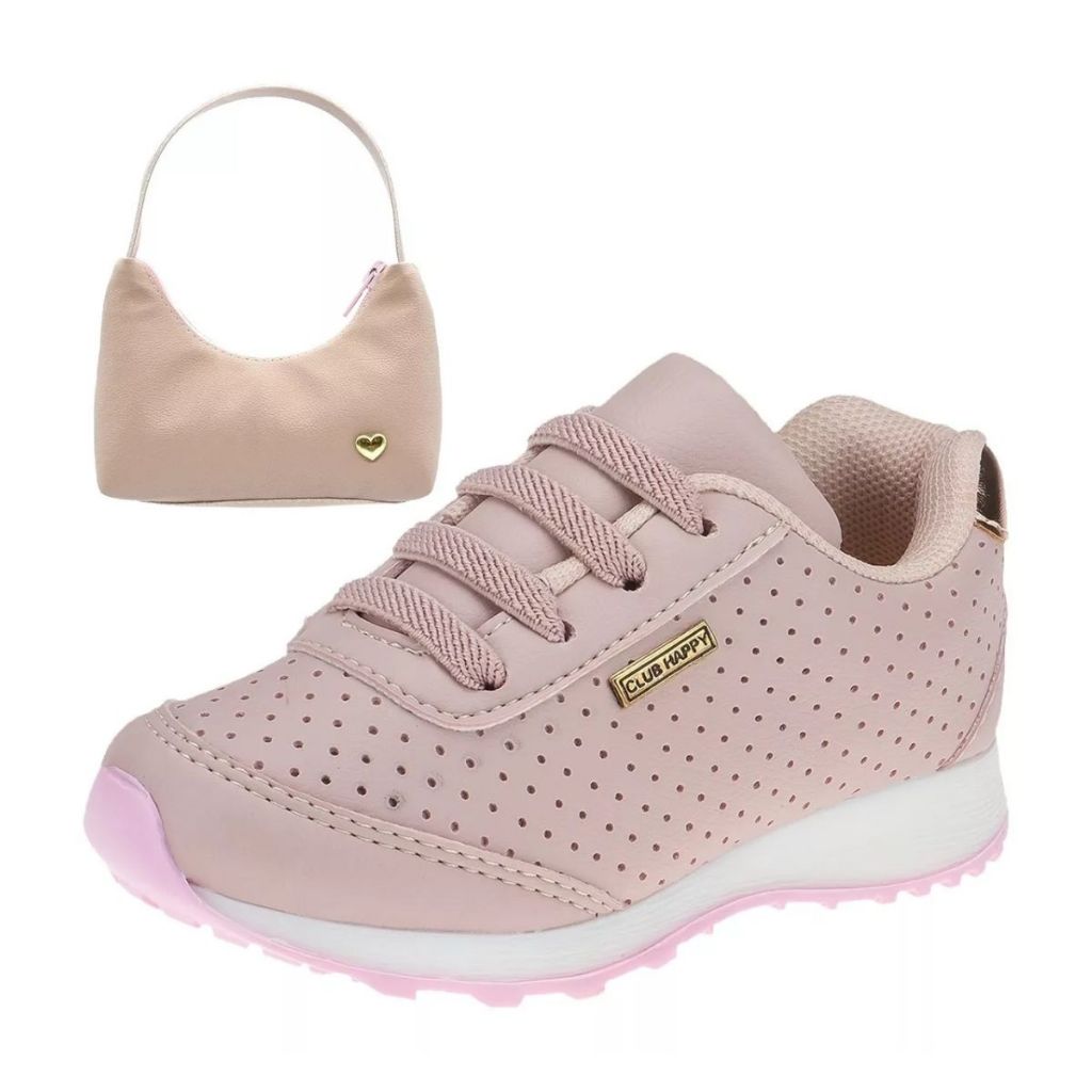 Tenis Infantil Menina Feminino Club Happy Várias Cores