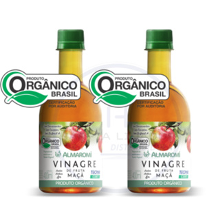 Kit 2 Vinagre de Maçã ORGÂNICO 400ml 100% Natural - Almaromi em Oferta na Shopee
