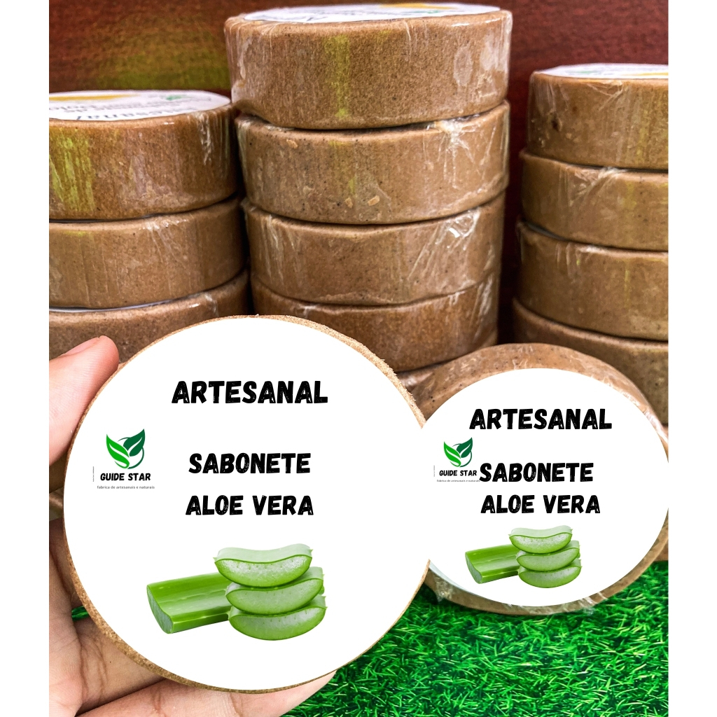 Sabonete de Babosa (Aloe Vera) - Rosto reduz (Acne, Espinha, Manchas, Hidrata, Esfolia, Melasma) em Oferta na Shopee