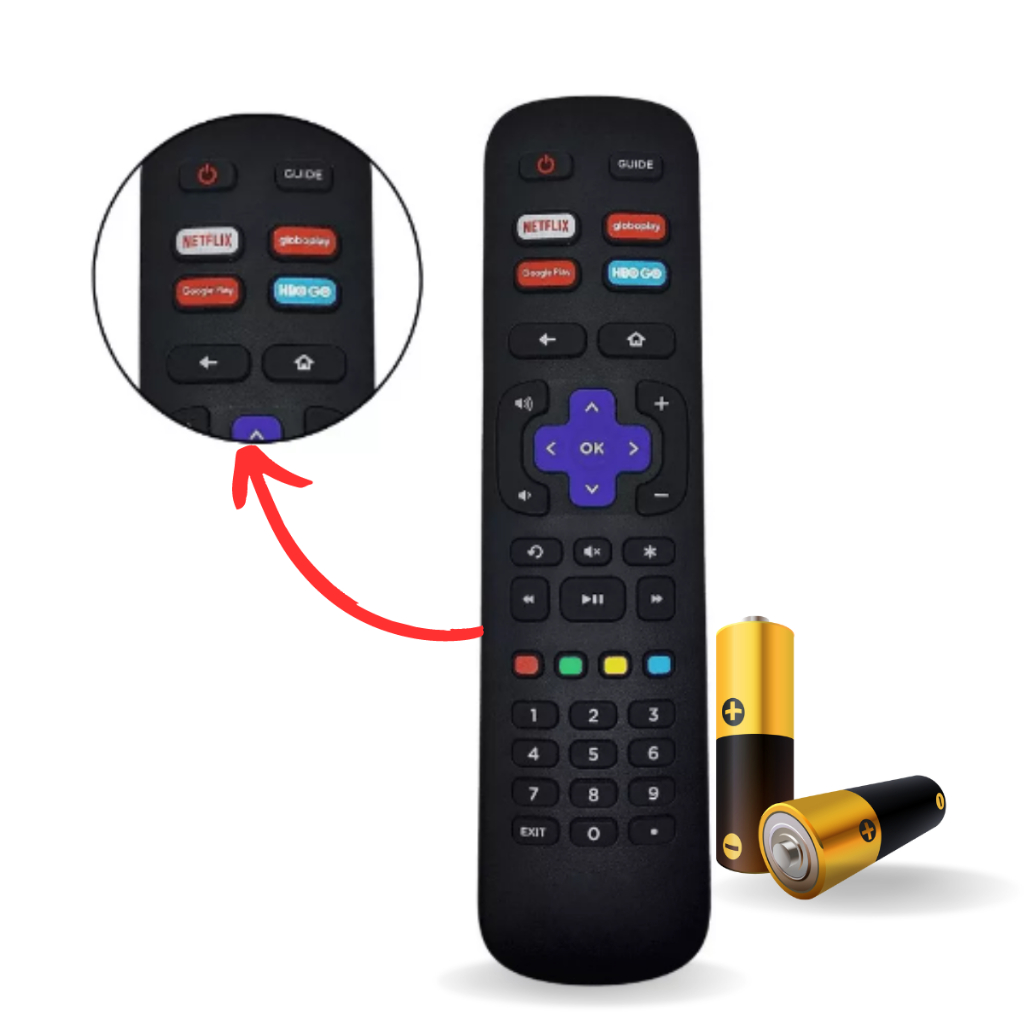 Controle Remoto Compatível com PHILCO BRITÂNIA Roku Smart TV Universal