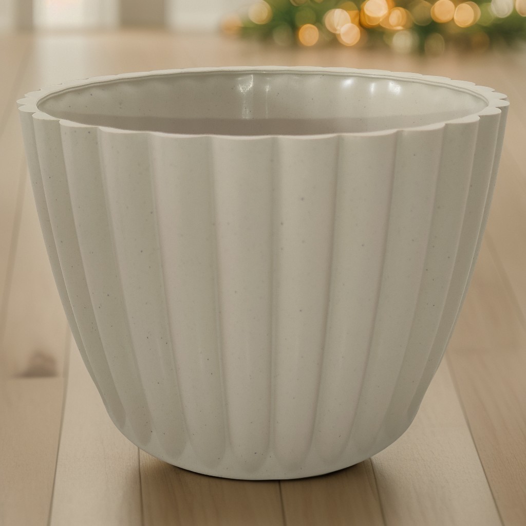 Kit Vasos Plantas Estilo Cachepô Squash Plastico Injetado Decorativo Resistente 17x12 Leven Artes