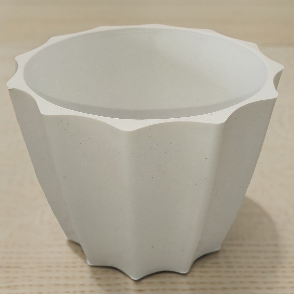 Kit Vasos de Plantas Estilo Cachepô Cacau Plastico Injetado 16x12 Decorativo Resistente Leven Artes