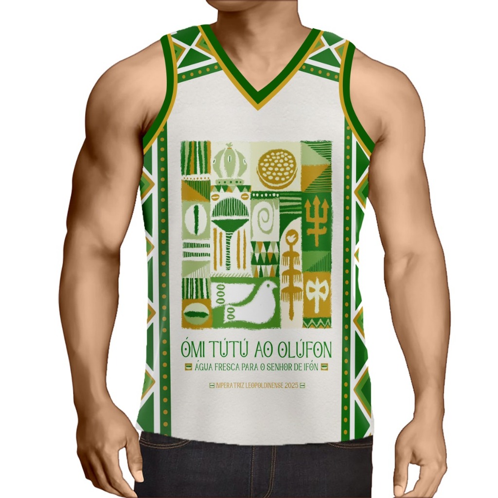 Camiseta Regata Imperatriz Leopoldinense Enredo Carnaval 2025 Personalizada com Nome Lançamento