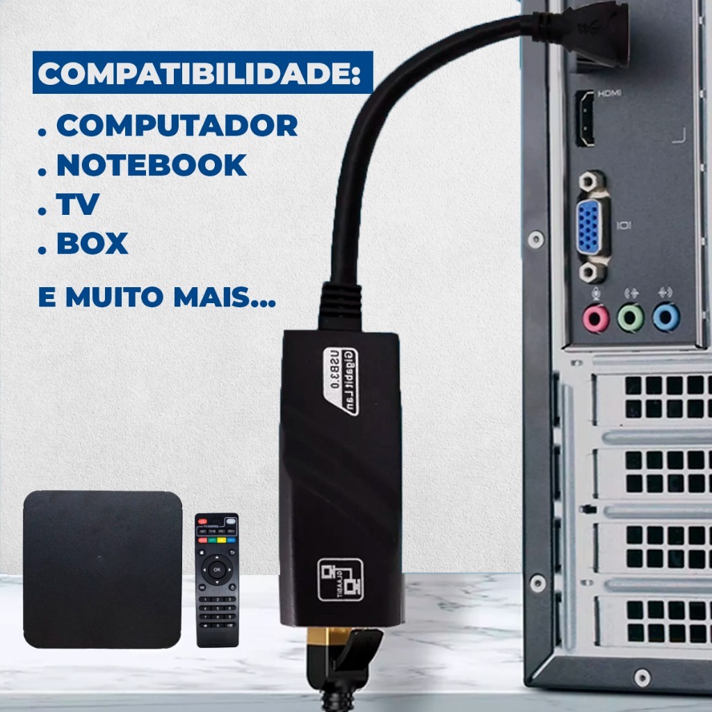 Adaptador De Rede Tipo C Para RJ45 Lan Adaptador Ethernet USB 3.0 Placa De Rede Com Fio PC Windows