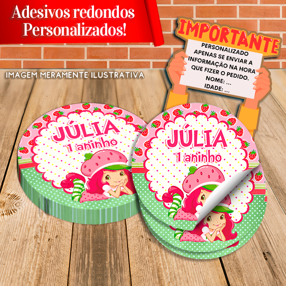 Adesivos Redondos personalizado 5cm Hulk Toy story Alice Gatinha marie e outras