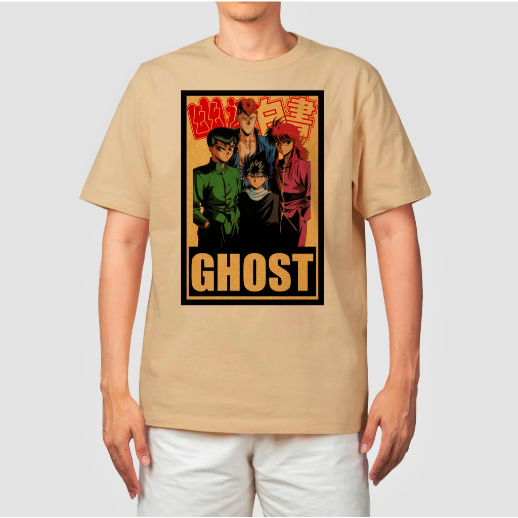 Camiseta camisa Yu Yu Hakusho Urameshi Yusuke Hiei Kurama Ghost anime filme nerd série