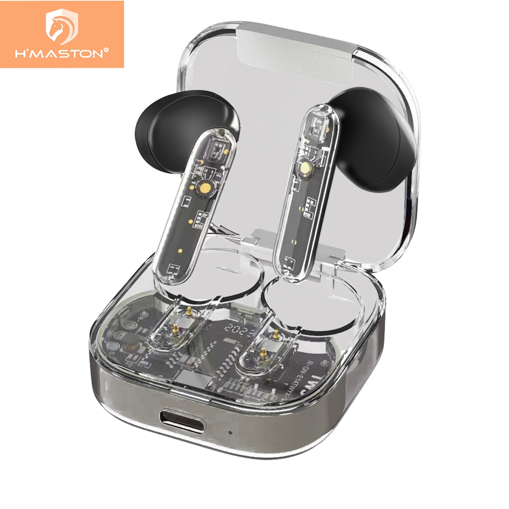 H'maston Rs-47 Fone De Ouvido Bluetooth 5.3 Sem Fio Tws Com Microfone - Audio