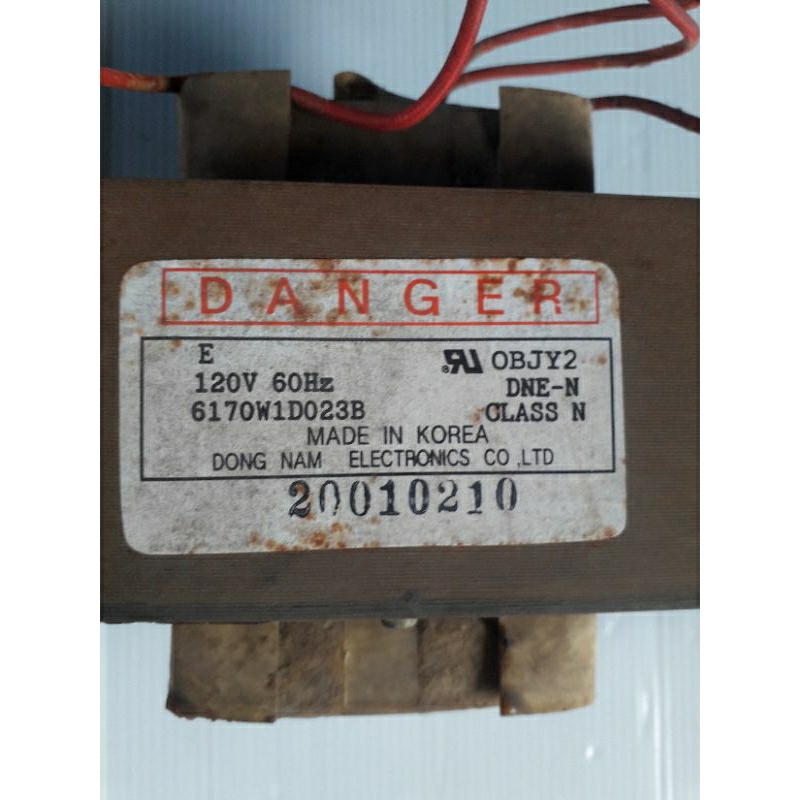 Transformador para microondas 127v usado