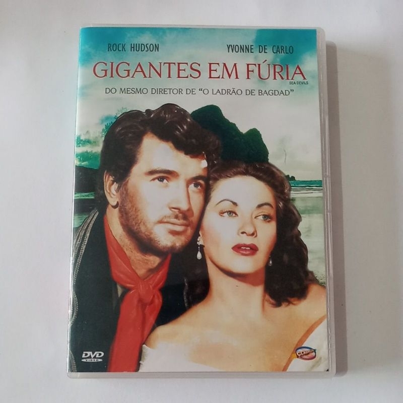 DVD GIGANTES EM FURIA / ROCK HUDSON