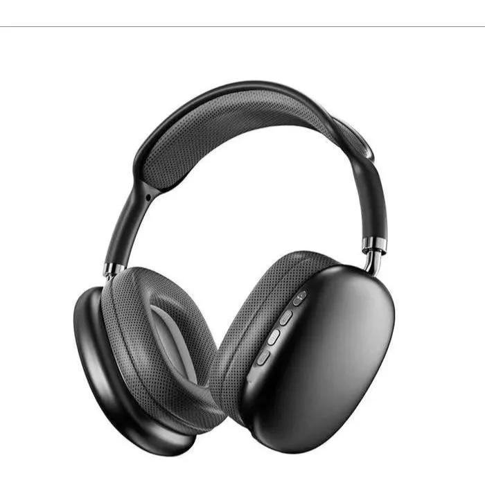 Fone de Ouvido HeadSet, P9 Bluetooth sem fio 5.1 Preto