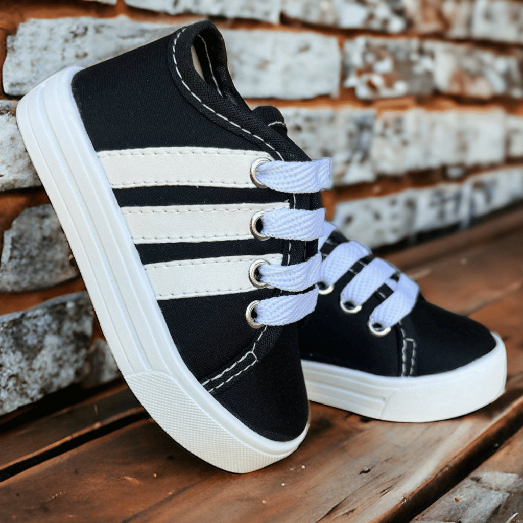 Tênis Infantil Listras Star Menino Menina em Oferta na Shopee