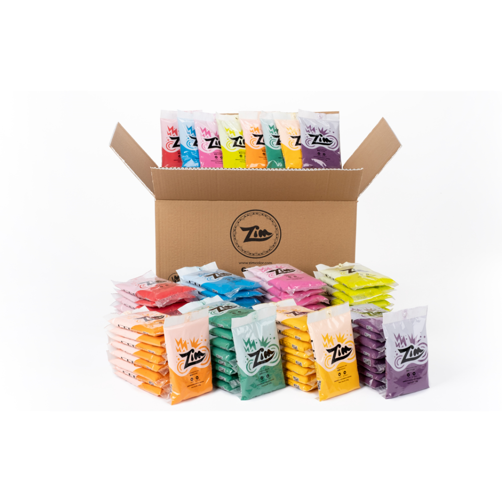 Po colorido - Zim 80 Un 100g Recreação Festa Chá Revelação