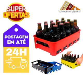 Garrafeira Engradado Cesta Caixa Grade Unidade P/ 15 Vasilhames Cerveja 300 Ml Porta Litrinho Romarinho (envio idiato) em Oferta na Shopee