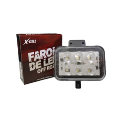 Farol de Led Com 6 Bloco Optico CRF 230 - 250/Xr 200/Bros 125 - 150/Xr 250 Tornado
